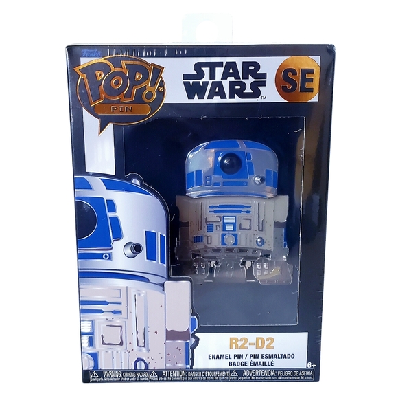 Star Wars R2-D2 Funko Pop Special Edition Enamel Pin with Removable Stand New - Picture 9 of 9